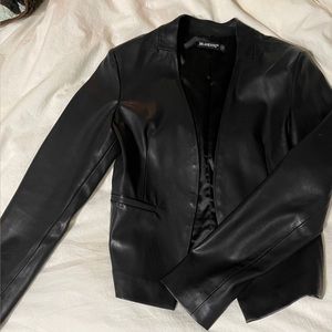 Leather Blazer
